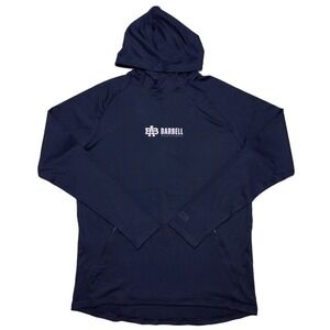 BARBELL Apparel Alpha Bravo Stealth Hoodie Navy Blue Medium M ~ Perfect!